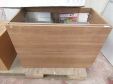 Ideal 2 drawer 800mm vanity Unit, no box.