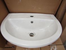 Lecico - Rimini 500mm 1TH Basin - New and Boxed.