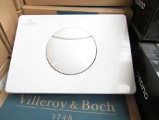 Villeroy and Boch flush plate, new and boxed.