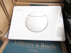 Villeroy and Boch flush plate, new and boxed.