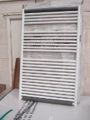 Tissino Hugo series 2 Chunky 1212x750mm White towel radiator, new and boxed.