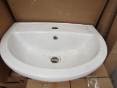 Lecico - Rimini 500mm 1TH Basin - New and Boxed.