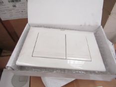 Roca L1 White Dual Flush plate, new and boxed.