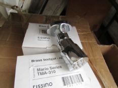 Tissino wall mounted shower body jets, new and boxed