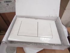 Roca L1 White Dual Flush plate, new and boxed.