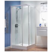 Kinneprime 800x800 nshower enclosure, looks to be complete on the pallet with shower tray etc.