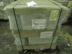 Pallet of approx 18, Lecico 2 tap hole 54cm basins, new