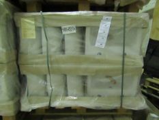 Pallet of approx 28, Lecico Senner 2 tap hole 43cm basins, new