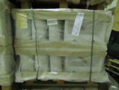 Pallet of approx 28, Lecico Senner 2 tap hole 43cm basins, new