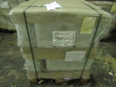 Pallet of approx 18, Lecico 2 tap hole 54cm basins, new