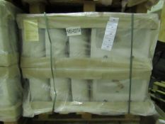 Pallet of approx 28, Lecico Senner 2 tap hole 43cm basins, new