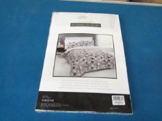 Box of 8x Sanctuary Bailey Multi Coloured Duvet Set Double, includes duvet cover and 2 matching