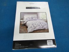 Sanctuary Elissia Purple Reversible Duvet Set Double, Includes duvet cover and 2 pillow cases, 100 %