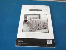 Box of 8x Sanctuary Bailey Multi Coloured Duvet Set Double, includes duvet cover and 2 matching