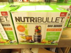 | 1x | NUTRIBULLET 600 SERIES STARTER KIT | UNCHECKED AND BOXED | NO ONLINE RE-SALE | SKU - | RRP £