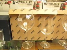 6 x Banquet Wine Glasses boxed