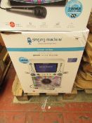 Singing Machine Classic Series Karaoke System White unchecked boxed