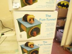 10 x The Fun Tunnel For Guinea Pigs, Small rabbits & Chinchillas. New & Boxed