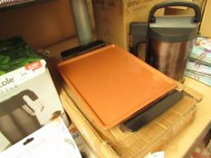 | 1X | STEEL GRIDDLE PLATE | UNCHECKED AND BOXED | NO ONLINE RE-SALE | SKU - | RRP - | TOTAL LOT RRP