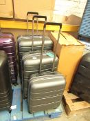 3x Antler Kuoni travel suitcases.