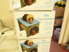 10 x The Fun Tunnel For Guinea Pigs, Small rabbits & Chinchillas. New & Boxed