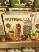 | 1x | NUTRIBULLET 900 SERIES | UNCHECKED AND BOXED | NO ONLINE RE-SALE | SKU C5060191467353 |