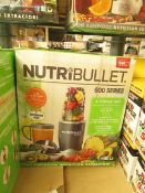 | 1x | NUTRIBULLET 600 SERIES | UNCHECKED AND BOXED | NO ONLINE RE-SALE | SKU C5060191461245 |