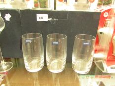 5 x Banquet Small Tumbler Glasses. Boxed