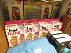 4x Hot Buns hairstyler, new and boxed.