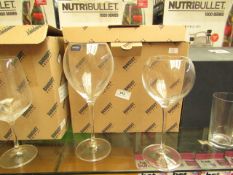 5 x Banquet Wine Glasses. Boxed