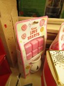 Swizzles Love Hearts Wax Melt Kit with Burner. New & Packaged