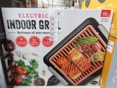 | 1x | ELECTRIC INDOOR GRILL | REFURBISHED AND BOXED | NO ONLINE RE-SALE | SKU C5060541512825 |