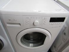 Whirlpool - 6th Sense 8Kg washing machine, powers on and spins.