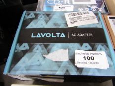 Lavolta AC adaptor, untested and boxed.