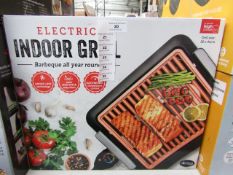 | 1x | ELECTRIC INDOOR GRILL | REFURBISHED AND BOXED | NO ONLINE RE-SALE | SKU C5060541512825 |