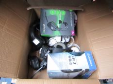 10x Various (Returns) Gaming Headset/Mics - Giotech, PS3/4, Hornet etc - All Untested & Boxed.