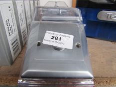 6x Silver 1 Way Dimmer Switch - Packaged.