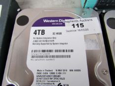 WesternDigital 4TB Hard Drive (Surveillance) - Untested.