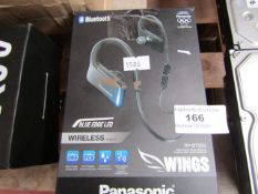 Panasonic Bluetooth earbuds, untested and boxed.