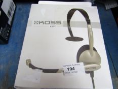 KOSS - CS95 - Call Centre Headset - Untested & Boxed.