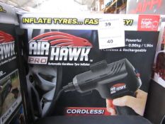 | 1x | AIR HAWK PRO CORDLESS COMPRESSOR | REFURBISHED AND BOXED | NO ONLINE RE-SALE | SKU