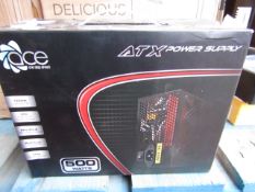 ATX power supply, untested and boxed.