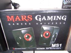 Mars Gaming - Multi-media Speaker MS1 - Untested & Boxed.