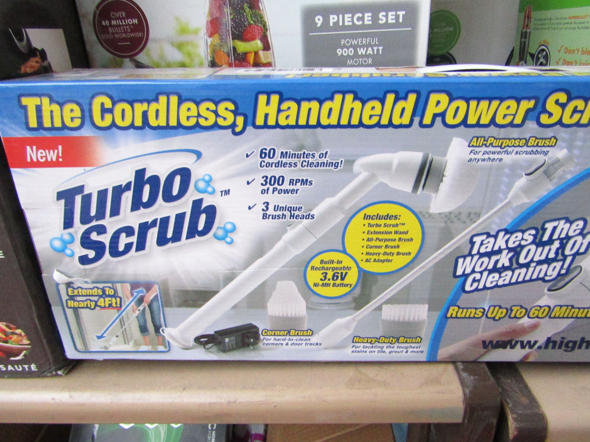 | 1x | TURBO SCRUB | UNCHECKED & BOXED | NO ONLINE RE-SALE | SKU C5060191466233 | RRP £29.99 | TOTAL