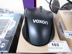 Voxon gaming mouse, untested and boxed.