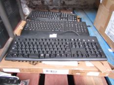 3x Various Keyboards Being : Logitech, Simply, All Wired, Untested & Boxed.