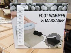 Foot Warmer and Massager - All New and Boxed.