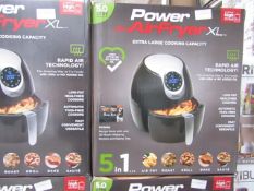 | 1X | POWER AIR FRYER 5.0L | REFURBISHED AND BOXED | NO ONLINE RE-SALE | SKU C5060191466936 |