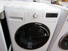 Whirlpool - WWCR 9435/1 - 9Kg 1400rpm 6th sense colours, White - Powers on and spins.