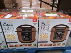 | 1X | PRESSURE KING PRO 12 IN 1 DIGITAL PRESSURE AND MULTI COOKER ROSE GOLD | REFURBISHED AND BOXED